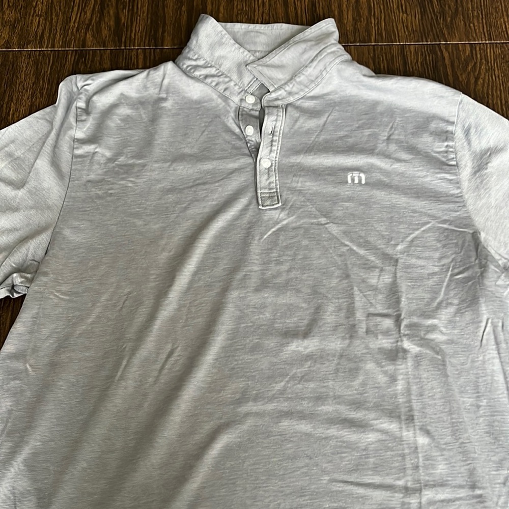 Grey Travis Mathew Golf Polo